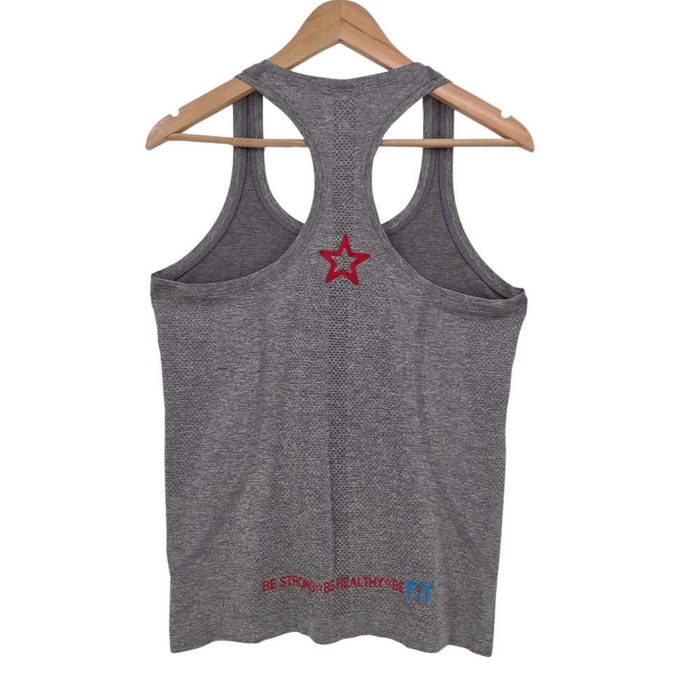 Lululemon Womens 8 Swiftly Tech Racerback Tank Top with Logo in Grey - Picture 3 of 11